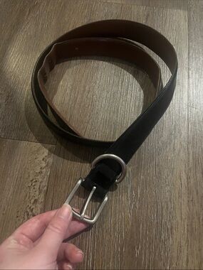 Vintage Coach leather belt with silver buckle